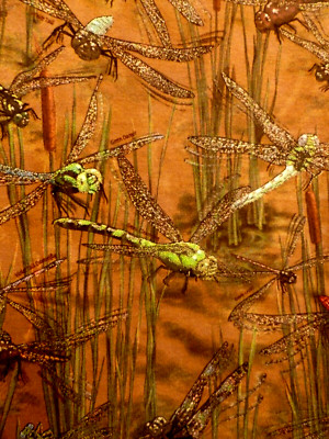 Dragonfly T-shirt Youth New. GLITTER in Sun. Nature. Bug. Wrap-around. Small NOS
