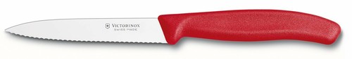 Victorinox GENUINE Kitchen Knife 11 cm Tomato Sausage Vegetable Steak SPEAR TIP - Bild 6 von 7