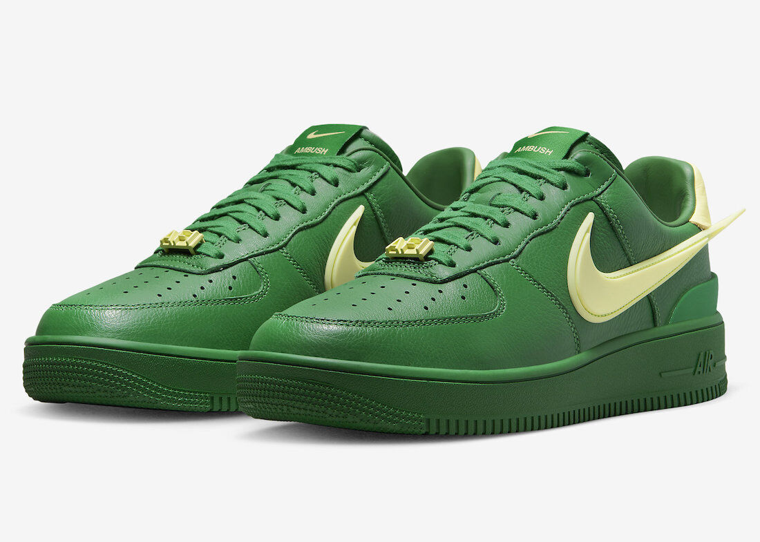 AMBUSH Nike Air Force 1 Low Green Yellow DV3464-300