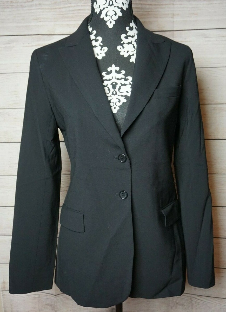 EUC Theory Women's Medium Black Blazer Suit Jacket (Style