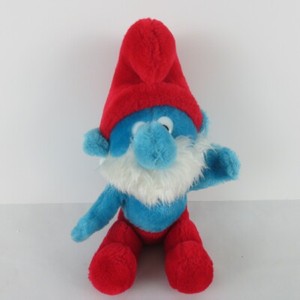 papa smurf plush toy