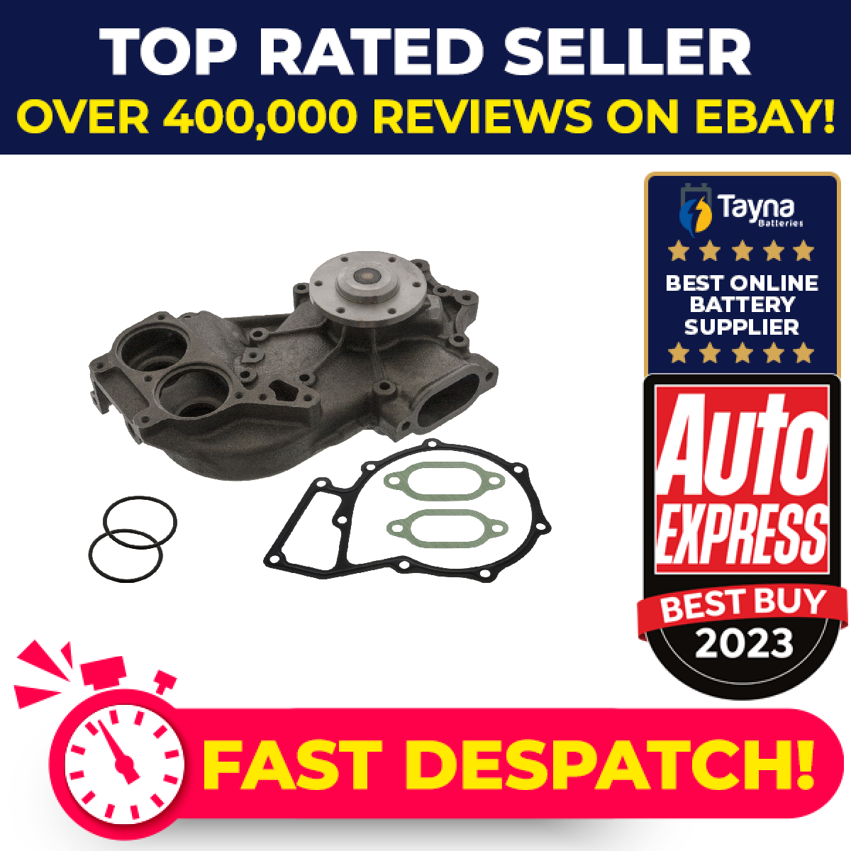 Water Pump 49056 Febi Coolant A5412002301 5412002301 Genuine Quality Guaranteed