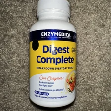 Enzymedica Digest Complete Digestive Support Supplement - 180ct Exp2/27