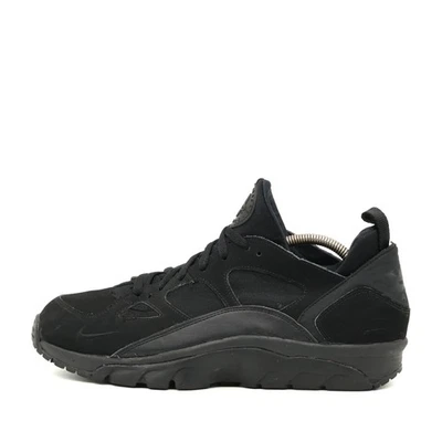 Nike Herren Air Huarache Schuhe Schwarz Leder/Textil Low-Top Sneaker EU 46 - Bild 1 von 4