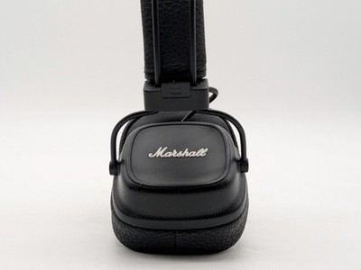 Marshall Major IV Wireless On-Ear Bluetooth Headphones Black Used