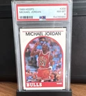 New Listing1989-90 NBA Hoops Michael Jordan #200 PSA 8 Chicago Bulls Basketball Card