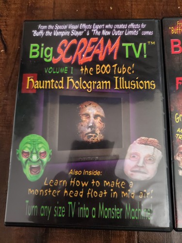 Big Scream TV 2004 DVDs Vol 1 2 3 Halloween Haunted House FX Props Decor Used On - Picture 2 of 12