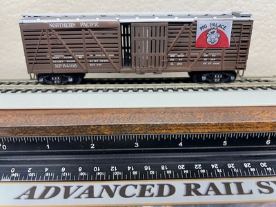 #ad #ad NORTHERN PACIFIC PIG PALACE quot; 40f MATHER LIVESTOCK HOG CAR HO SCALE NEW DISPLAY $24.95