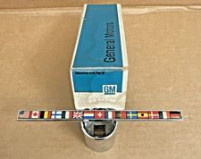 1973-77 Nos Oldsmobile Cutlass Salon Metal Flag Fender Emblem Gm 9657557 1973-77 Nos Oldsmobile Cutlass Salon Metal Flag Fender Emblem Gm 9657557