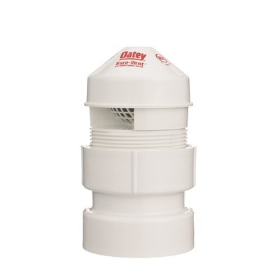 Surevent 11/2 In. 2 In. 160 Branch 24 Stack Dfu Air Admittance Valve With White