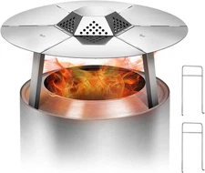 Heat Deflector for Solo Stove Bonfire 19.5", for Fire Pit Captures Warmth-Magnif
