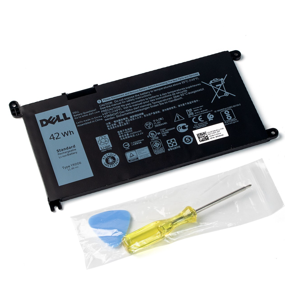 Original OEM YRDD6 Battery For Dell Inspiron 5584 5585 5590 5591