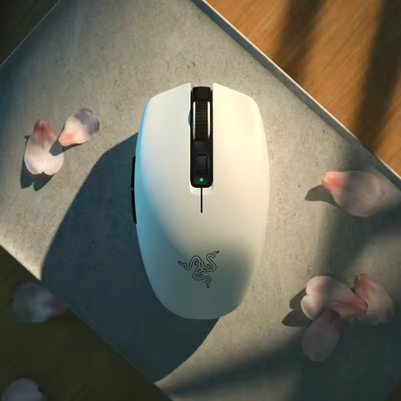 Razer Orochi V2 Wireless Gaming Mouse in White - Lightweight & Bluetooth