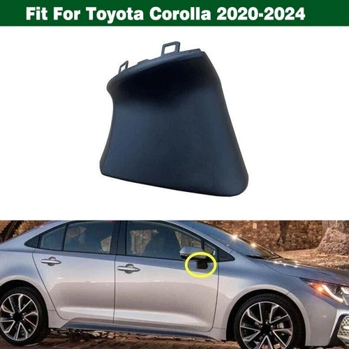 Right Rearview Mirror Cover Holder Base Bezel Cap For Toyota Corolla 2020-2024