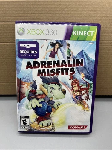 Adrenalin Misfits Kinect Microsoft Xbox 360 Video Game LN