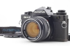  Exc 5  Olympus OM-4Ti Black 35mm Film Camera 50mm F/1.4 Lens From JAPAN