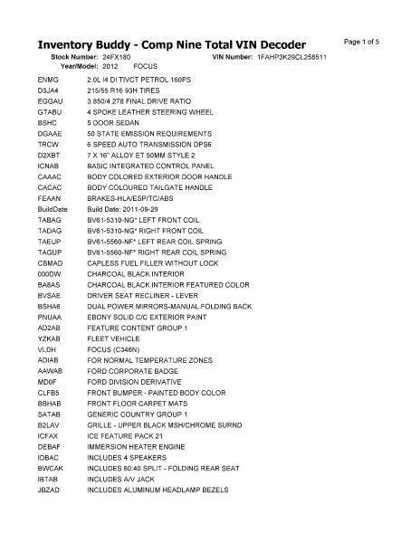 Fuse Box Engine Fits 12-14 FOCUS 1862345