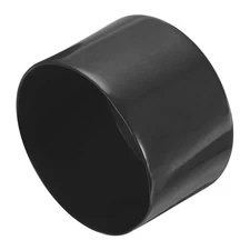4pcs 85mm Round Black Vinyl End Cap Screw Thread Protector Rubber Caps