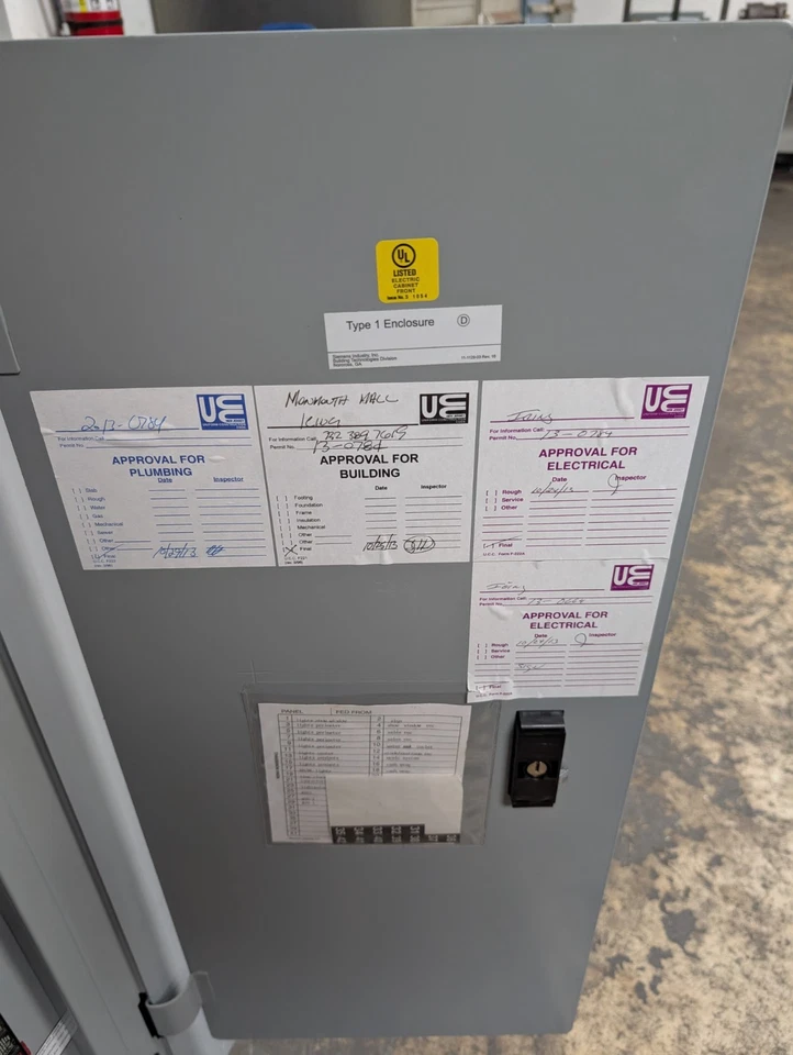🤪 SIEMENS 250A MAIN CIRCUIT BREAKER 208Y/120V 3P 4W 30 CIRCUIT P1X30MC250C - Image 2 of 4