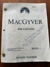 MacGyver RICHARD DEAN ANDERSON TV SERIES SHOW SCRIPT EPISODE THE COLTONS