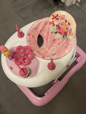 Bright Starts June Berry Walk-A-Bout Baby Walker (Easy Fold/ Toy Station)