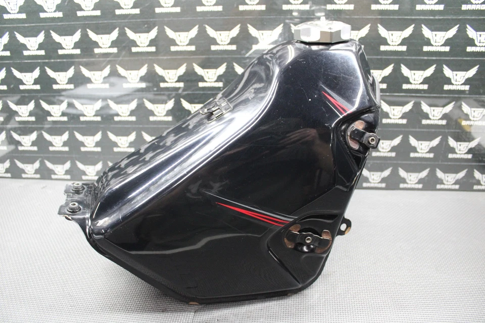 Suzuki DRZ400SM 2007 05-24 OEM depósito de pila de tanque de combustible de gasolina negro 49100-29FG0-01 Foto 3 de 4