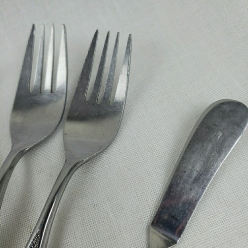 Vintage 28 Piece~Jardinera Daisy Interpur Japan Stainless Flatware Set~Floral - Bild 17 von 24