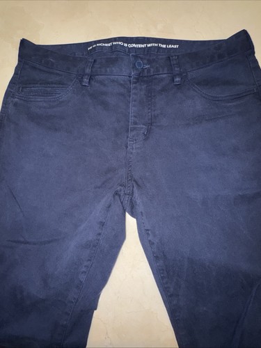 RHONE ‘COMMUTER’ MENS TRUE NAVY 5-POCKET TWILL COTTON BLEND PANTS SIZE 34/34 - Picture 6 of 17