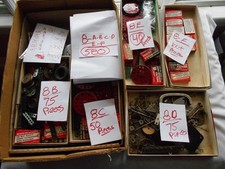 MECCANO/ERECTOR LOT OF 580 PIECES RED/GREEN-ASST --LOT 8- A-B-C-D-E-F 