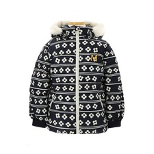 MINI RODINI Flowers AOP Hooded Puffer Jacket 2471011660 Color