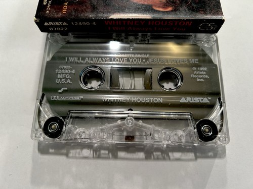 I Will Always Love You - Whitney Houston (Vintage 1992 Cassette Single) TESTED - Picture 3 of 3