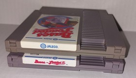 Bases Loaded 1 and 2 NES MLB Pro Baseball Simulator Lot Of 2 Nintendo Games