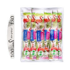 Halbmond Feilen Flaming 100/180 25St. Standard AbaGroup Einweg Feilen - graue F