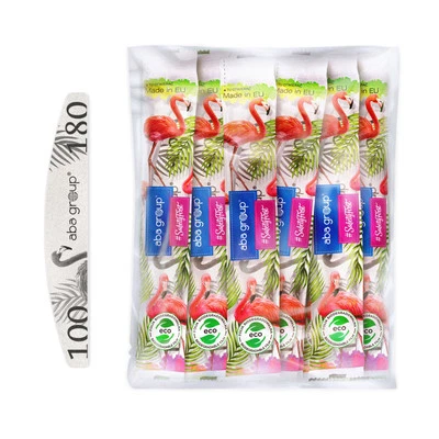 Halbmond Feilen Flaming 100/180 25St. Standard AbaGroup Einweg Feilen - graue F