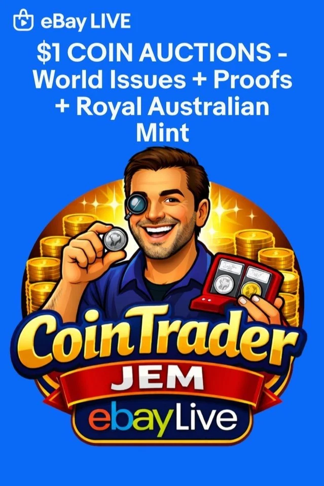$1 COIN AUCTIONS - World Issues + Proofs + Royal Australian Mint
