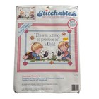 Stitchables Precious Children Counted Cross Stitch Kit Frame Supplies