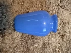 💙 Vintage Blue Milk Glass Bud Vase – Small Decorative Vase