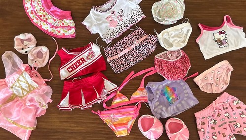 Build A Bear Lot Clothes Clothing Hello Kitty/More! Wardrobe/shoes