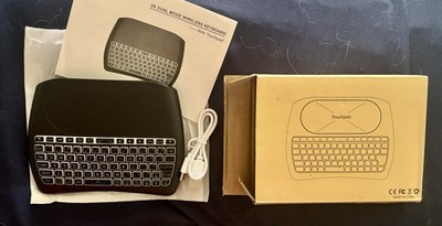 D8 Mini Wireless Keyboard with Touchpad