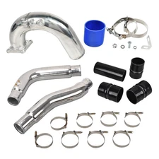 For 2003-07 Dodge Ram 5.9 5.9L Polished Intercooler Pipe & Intake Elbow Tube Kit