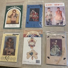 VTG Lot Of 6 Cross Stitch Patterns Craft Designs Booklets