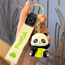 New Creative Panda Keychain Bag Pendant Charm Gift Cute Animal Accessory