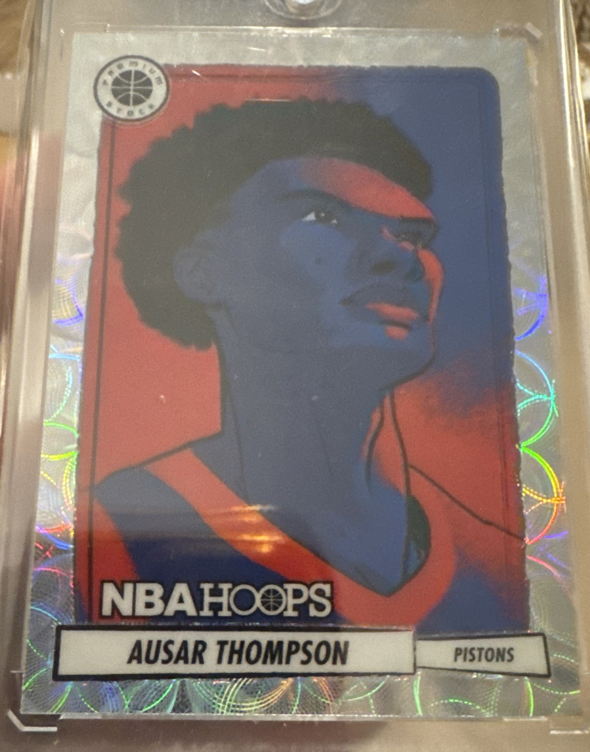 2023-24 NBA Hoops - Premium Stock Presentations - AUSAR THOMPSON - Prizm RC SSP