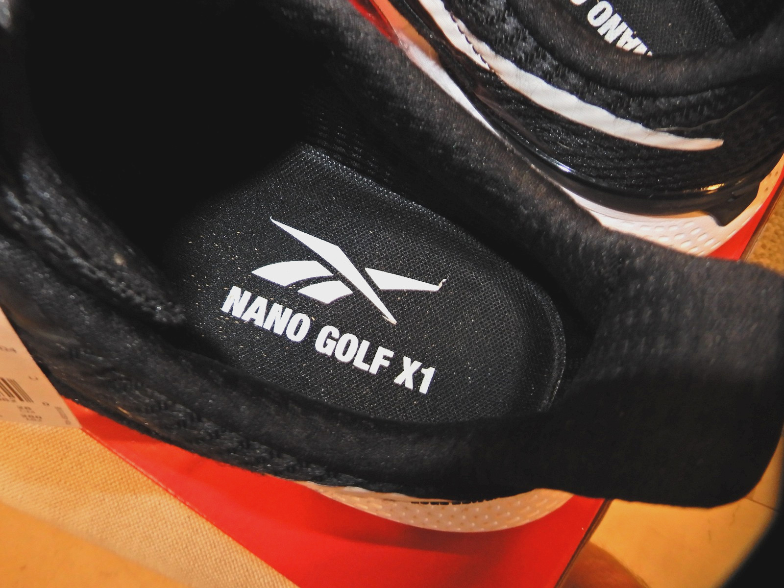 REEBOK NANO GOLF X1 MENS GOLF SHOES SIZE 10 BLACK/WHITE WITH BOX Model 100210231 thumbnail 8