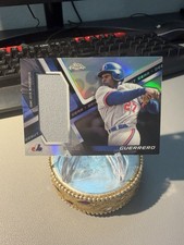 2019 Topps Chrome Vladimir Guerrero Rookie Debut Gear Game Used Jersey Relic