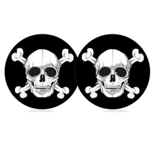 Car Cup Holder Coaster Anime Skull Silicone 2.75in Insert Anti Slip Vehicles