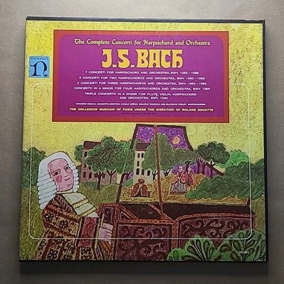 JS Bach - The Complete Concerti For Harpsichord And Orchestra (Vinyl Box Set)