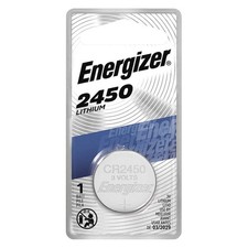 ENERGIZER Coin Battery,Lithium,3VDC,2450 45EK17 PK 6