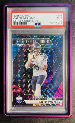 🔥🔥 2025 Caleb Williams NEBULA 1/1 ONE OF ONE Bears ULTRA RARE SSP 🔥