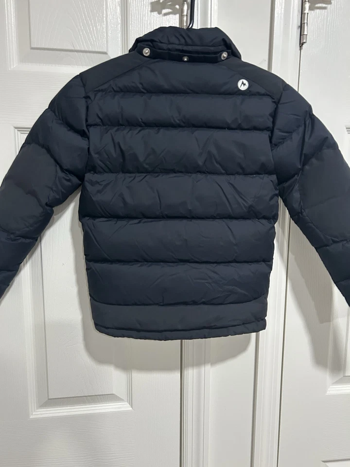 Для мальчиков Marmot темно-пуховик 700 заполнить в отличном состоянии товара. Не поставляется с хорошим - Изображение 2 из 4